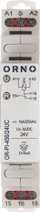 Rele impulsive bi-stabile ORNO, 24V AC DC, 16A, gri