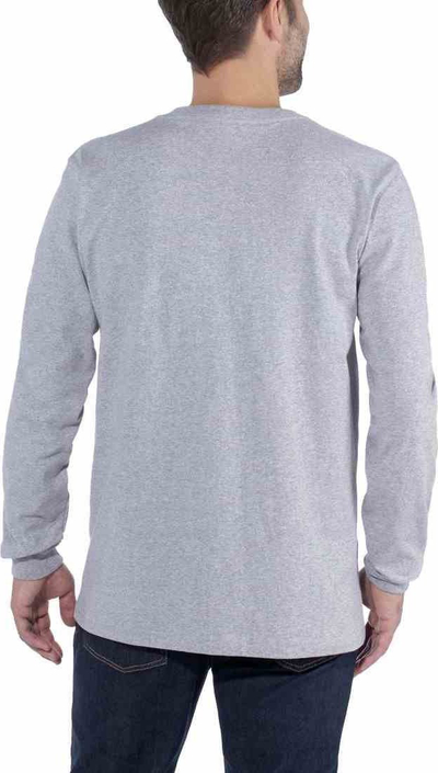 Bluzë Carhartt Workwear Signature Graphic, pulover, XL, gri e çelët