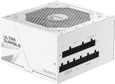 Furnizues energjie GIGABYTE UD1000GM PG5 V2 ICE, 1000W, 80 Plus Gold, plotësisht modular, ATX 3.1, i bardhë