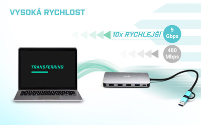 Докинг станица i-tec USB 3.0/USB-C/Thunderbolt 3, 3x Display, LAN, PD 100W