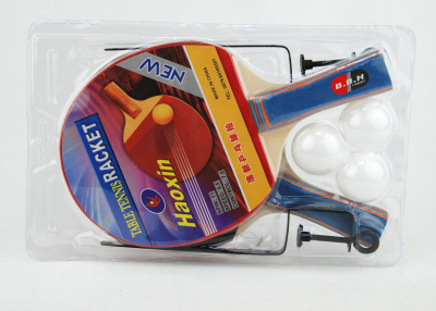 Set pingpongu Haoxin 01196, 2 raketa, 3 topa, rrjetë