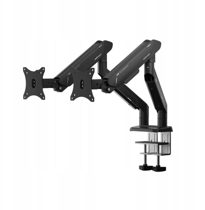 Krah për monitor për dy ekrane Anda Seat Stealth Pro II, rregullim i rehatshëm, i zi