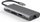 Adapter USB Type C, 2x USB 3.0, HDMI, RJ45, gri