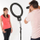 Dritë unazore studio Helios Ringlamp 430, 65W, 36 cm, e zezë