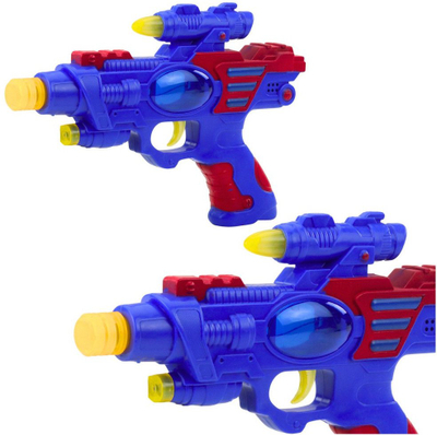 Lodër pistoletë hapësinore Space Gun, drita dhe tinguj, e kuqe blu