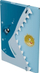 Досие A4 Monumi Shark, со еластична клипса, повеќебојно