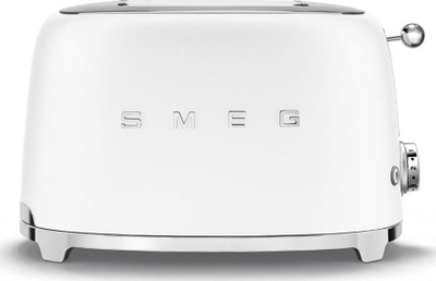 Toaster Smeg TSF01WHMEU 50s Style, 2 feta, i bardhë mat