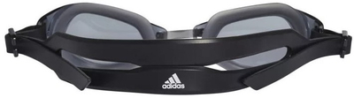 Очила за пливање Adidas Persistar Fit Unmirrored, проѕирни стакла, двоен ремен, црни