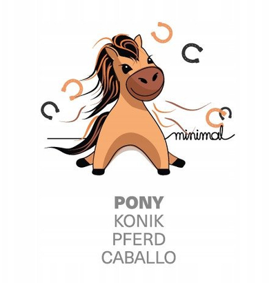 Ulese banjoje për beba Maltex Pony Minimal, 0 6 muajsh, gri e errët