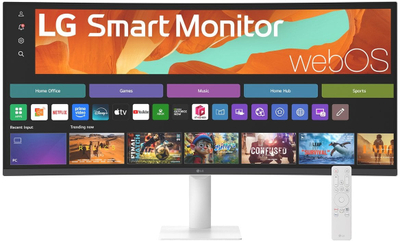Monitor LG 34U601SA W, 34", WQHD 3440x1440, i bardhë