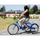 Biçikletë rehabilitimi Enero me 3 rrota 24", 6 marshe, blu