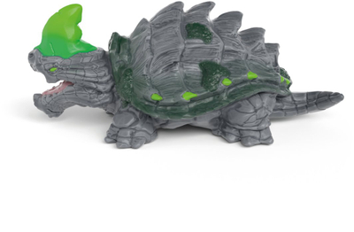 Figurë lodër Schleich Stone Snapper, seri Eldrador, plastike, gri e gjelbër