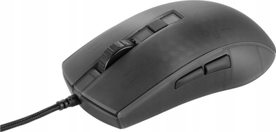 Гејминг глушец Deltaco Gaming DM310, 6200 DPI, 6 копчиња, црн проѕирен