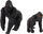 Set figura kafshësh Collecta Gorilla With Young, 2 pjesë, plastike, shumëngjyrësh