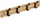 Varëse muri 5 Five Simply Smart Bamboo, 4 grepë lëvizës, 40 cm, dru bambuje dhe e zezë