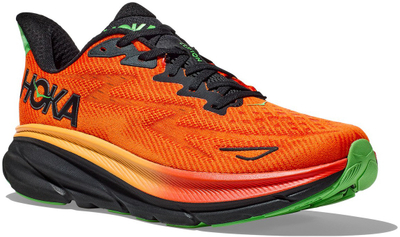 Патики за трчање HOKA Clifton 9 за мажи, CMEVA, Meta-Rocker, портокалови