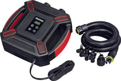 Pompë elektrike ajri BESTWAY PowerGrip DC, për makinë, portative, e zezë