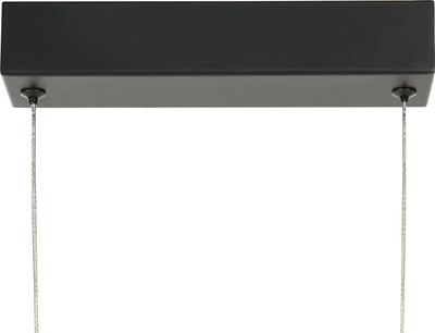 Lampë varëse LED HENRY, metal, dritë e ngrohtë 3000K, e zezë