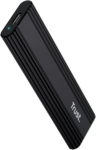 Kuti eksterne për SSD M.2 Trust 25806, USB C, alumini, gri