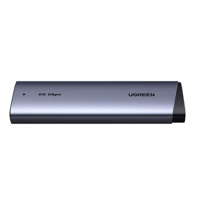 Куќиште за SSD UGREEN M.2 NVMe SATA, 20Gbps, USB C 3.2 Gen2x2, сива