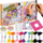 Set për punim byzylykësh Fun Together, komplet kreativ, për fëmijë dhe të rritur, shumëngjyrësh
