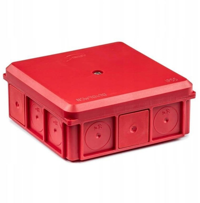 Kuti lidhje përjashta Scame, 90x90x37 mm, IP55, gri