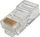 Prizë rrjeti RJ45 Netrack, UTP Cat 5e, Pass Through, 100 copë