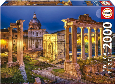 Puzzle Educa Roman Forum, 2000 copa, mbi 11 vjeç, shumëngjyrësh