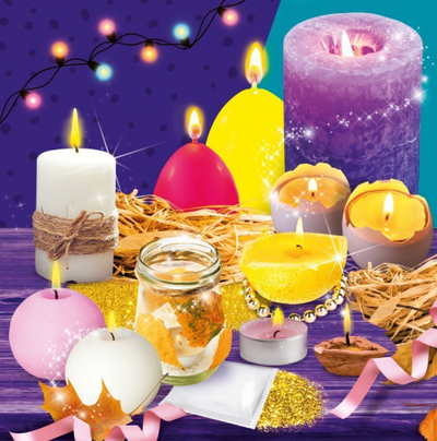 Set edukativ Lisciani Im a Genius Candle Factory, shkencor, për krijim qirinjsh