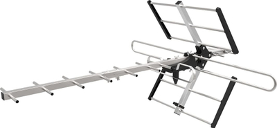 Насочена ТВ антена Cabletech Yagi, DVB-T DVB-T2 DAB+, LTE филтер, сребрена