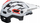 Helmë malore Bell Super DH Mips Full Face, MIPS Spherical, Overbrow Ventilation, e zezë e bardhë