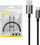 Kabllo USB Baseus P10320102114-00, USB-A me USB-C, 1 m, 100 W, e zezë