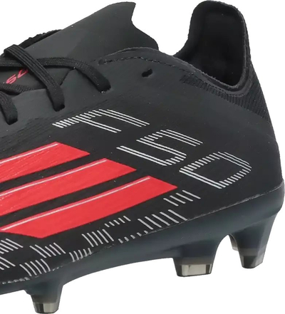 Këpucë futbolli Adidas F50 Pro, firm ground, për të rritur, të zeza