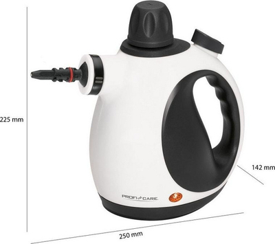 Makinë pastruese me avull ProfiCare PC-DR 3098, e bardhë