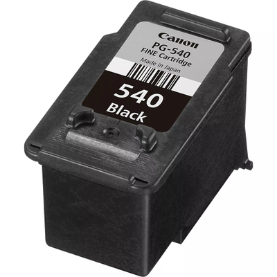 Ngjyrë për printer Canon PG-540 BK, 8 ml, 180 faqe, e zezë