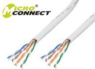 Kabëll rrjeti Microconnect KAB010-100, Cat6 U UTP, 100 m, i bardhë
