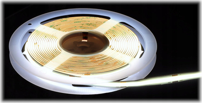 ЛЕД лента MW Lighting LED COB 24V, 12W m, 5m, 6500K ладно бела