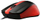 Maus C-Tech WM-01R, me kabllo, USB, i zi dhe i kuq