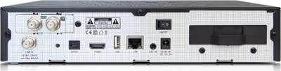 Marrës satelitor AB PULSe 4K Rev II, 2x DVB S2X, UHD 4K, i zi