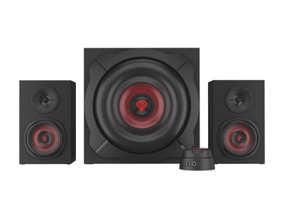 Звучници 2.1 Genesis Helium 610BT, 60W, блутут, црно дрво