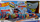 Pistë garash Hot Wheels City Ultra Shark Car Wash, me ujë, ndryshim ngjyre, shumëngjyrëshe