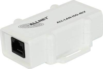 Izolator rrjeti Ethernet ALLNET 168085 ALL LAN ISO 4KV, 1 port RJ 45, 100 g, i bardhë
