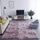 Tapet Dense Soft Plush Shaggy Ombre, 160x200 cm, 3.5 cm, ombre rozë vjollcë
