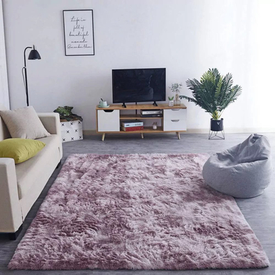 Tapet Dense Soft Plush Shaggy Ombre, 160x200 cm, 3.5 cm, ombre rozë vjollcë