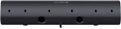 Soundbar për PC Z11, kompakt, kontroll volumit i ndriçuar, i zi