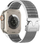 Rrip ore Beline Woven Nylon Parachute për Apple Watch 42/44/45/49mm, najlon, gri