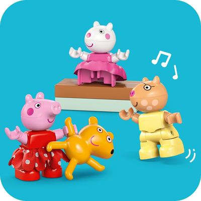 Lodër LEGO DUPLO Peppa Pig Birthday House, set ndërtimi, shumëngjyrëshe