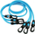 Set llastikësh rezistence HMS TX01 Strength Training, 3 nivele rezistence, për trup të sipërm dhe të poshtëm