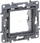 Adapter elektrik Legrand Niloe Selection Mosaic 762389, për 2 module, ngjyrë çelik