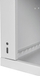 Kabinet mur për rrjet LEXI Net LX19 6U, 19", 520mm, 450mm, derë xhami, gri